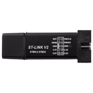 Programator ST-Link V2 do STM32 i STM8 czarny