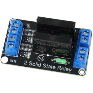 Moduł przekaźników SSR 2 kanały 5V Low trig