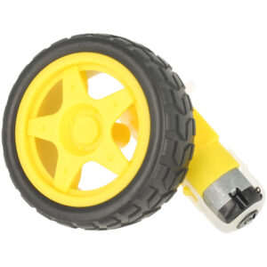 Silnik z przekładnią i kołem 65mm do robota
