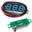 Woltomierz DC LED, miniaturowy miernik 0.28″ – niebieski