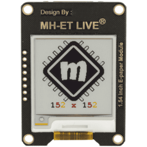 E-paper 1.54" 152x152px - wyświetlacz 4 kolory SPI czarny Biały żółty czerwony