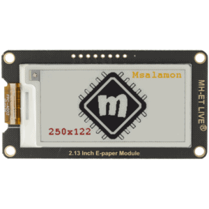 E-paper 2.13" 250x122px - wyświetlacz 4 kolory SPI czarny Biały żółty czerwony