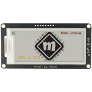 E-paper 2.9" 296x128px - wyświetlacz 4 kolory SPI czarny Biały żółty czerwony