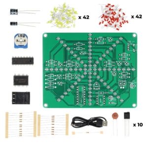 Zestaw DIY Migające Światła LED Fajerwerki do nauki lutowania