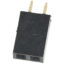 Gniazdo goldpin 1×2 pin żeńskie proste 2.54mm