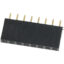 Gniazdo goldpin 1×8 pin żeńskie proste 2.54mm