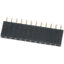 Gniazdo goldpin 1×12 pin żeńskie proste 2.54mm