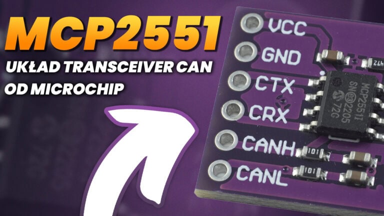 MCP2551: Układ transceiver CAN od Microchip