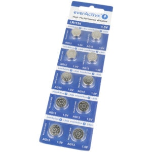 Baterie LR44 AG13 LR1154 1,5V everActive blister 10 szt.