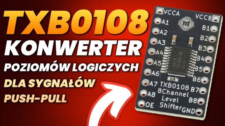 TXB0108 Szybki Konwerter Poziomów Logiczych Dla Sygnałów Push-Pull