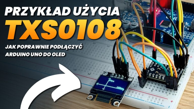 Przykład użycia TXS0108 – jak poprawnie podłączyć Arduino Uno do OLED