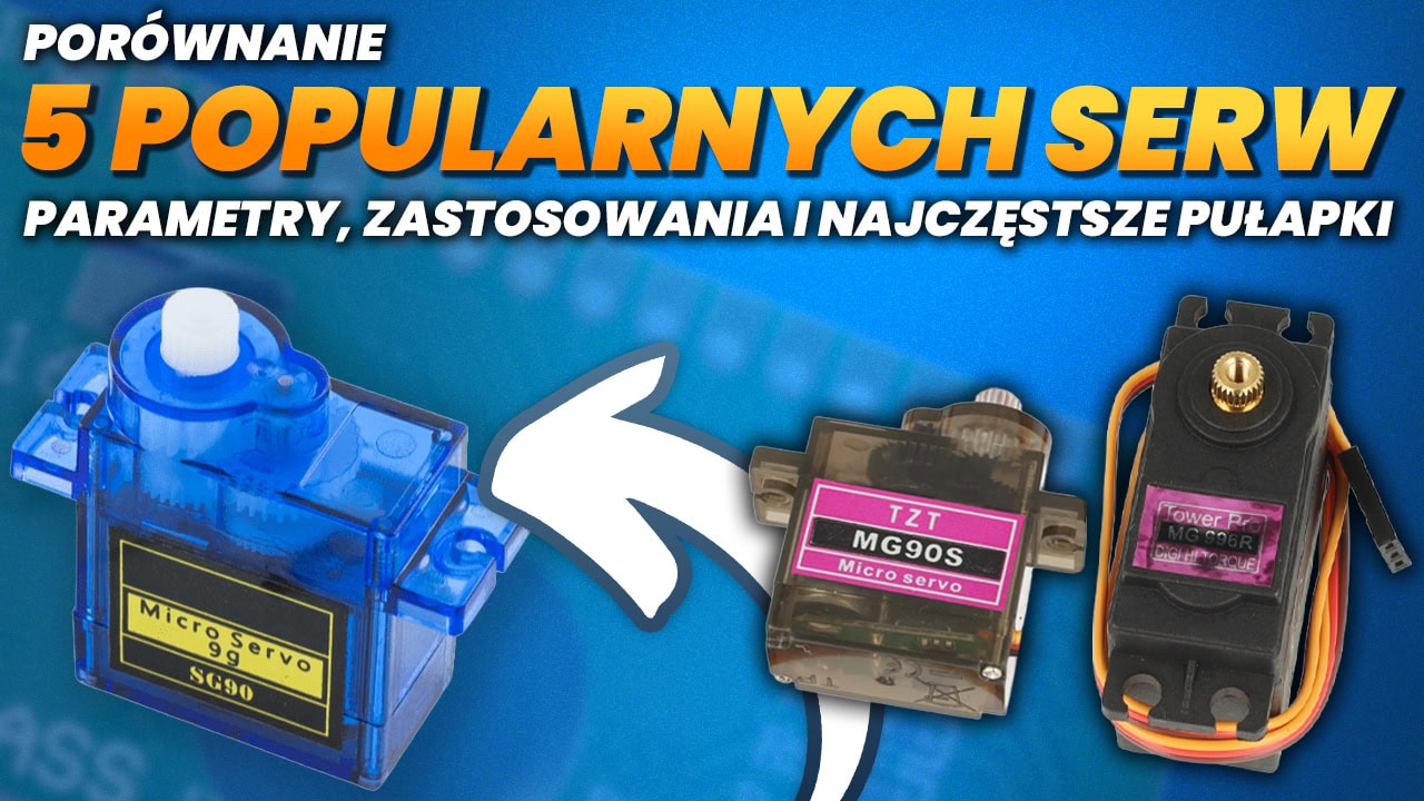 Porównanie 5 popularnych serw: parametry, zastosowania i najczęstsze pułapki