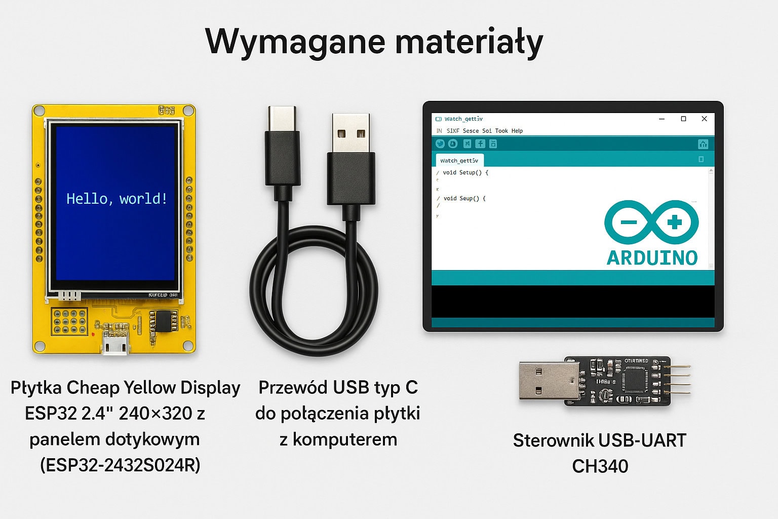Jak uruchomić Cheap Yellow Display ESP32 2.4″ - Sklep msalamon