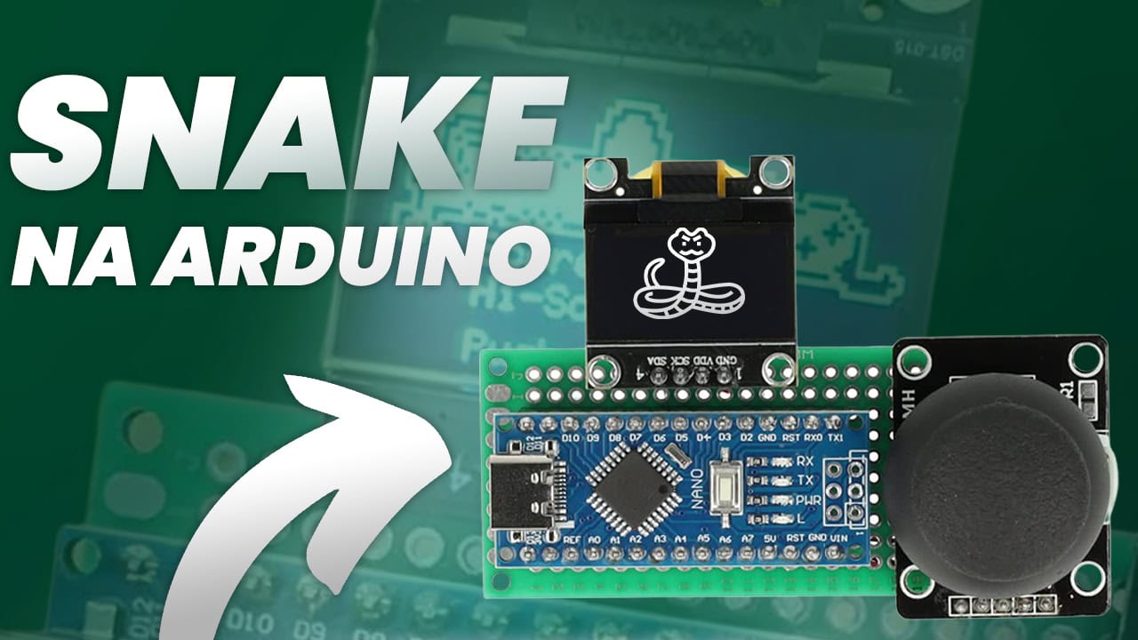 Gra Snake na Arduino Nano z wyświetlaczem OLED i joystickiem analogowym