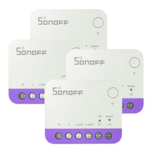 Inteligentny mini przełącznik do rolet WiFi Sonoff MINI-RBS (4 szt.)