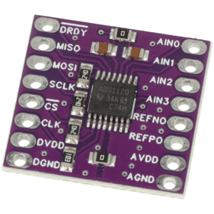 Przetwornik ADC 16-bit 4 kanały ADS1120