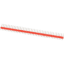 Wtyk goldpin 1×40 prosty raster 2.54mm Czerwony