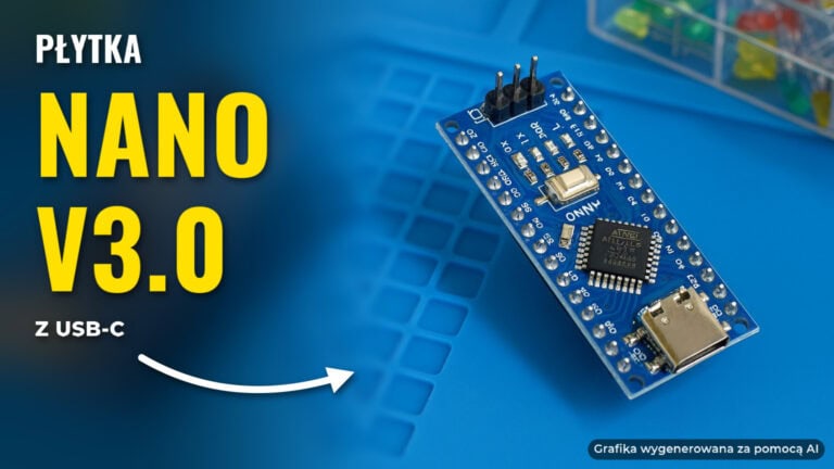 Arduino Nano ATmega328P: Nano V3.0 z USB-C, podłączenie i pierwszy program